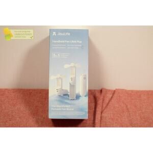 JISULIFE Handheld Mini Fan, 3-in-1 Handheld Fan White